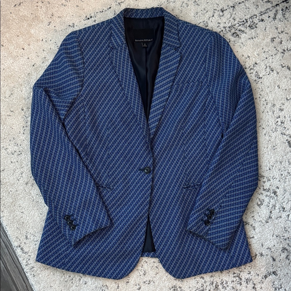 Banana Republic printed blazer